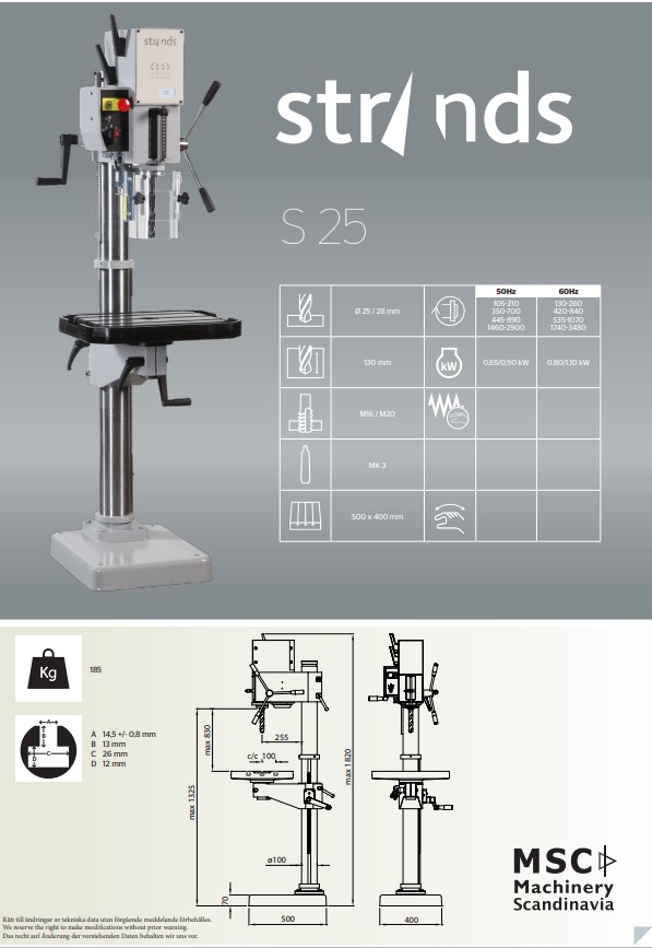 STrands Bohrmaschine S-25