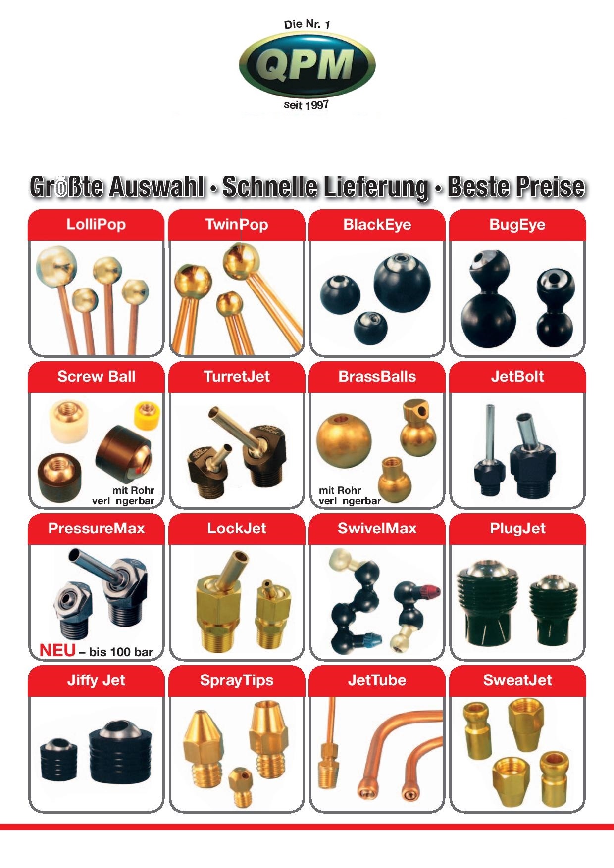 Katalog Kühlmitteldüsen QPM CNC Maschinen