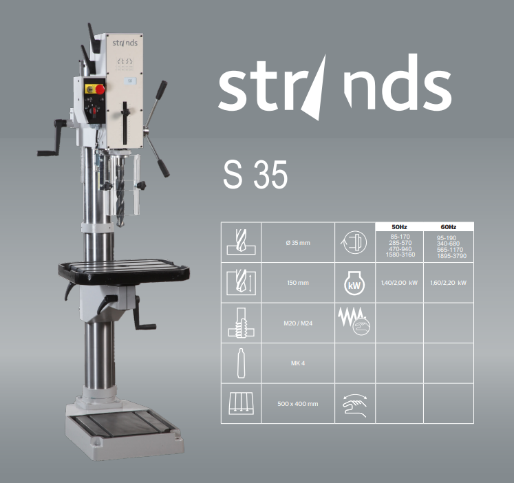 Bohrmaschinen von Strands