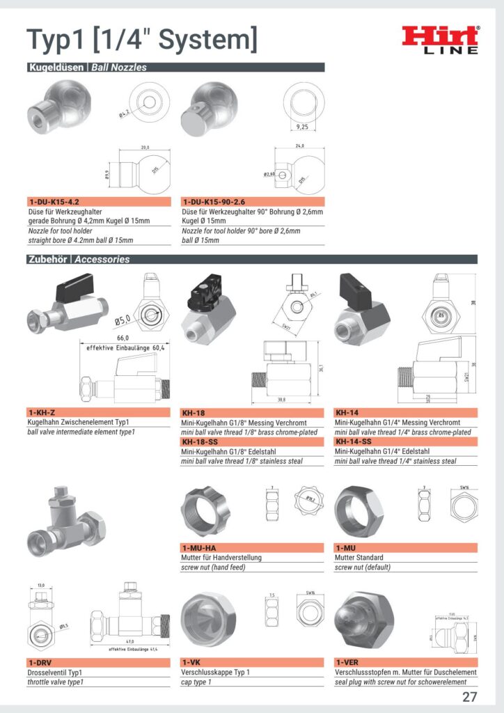 Hirt-Line Zubehör TYP-1 1/4" bestes zeug