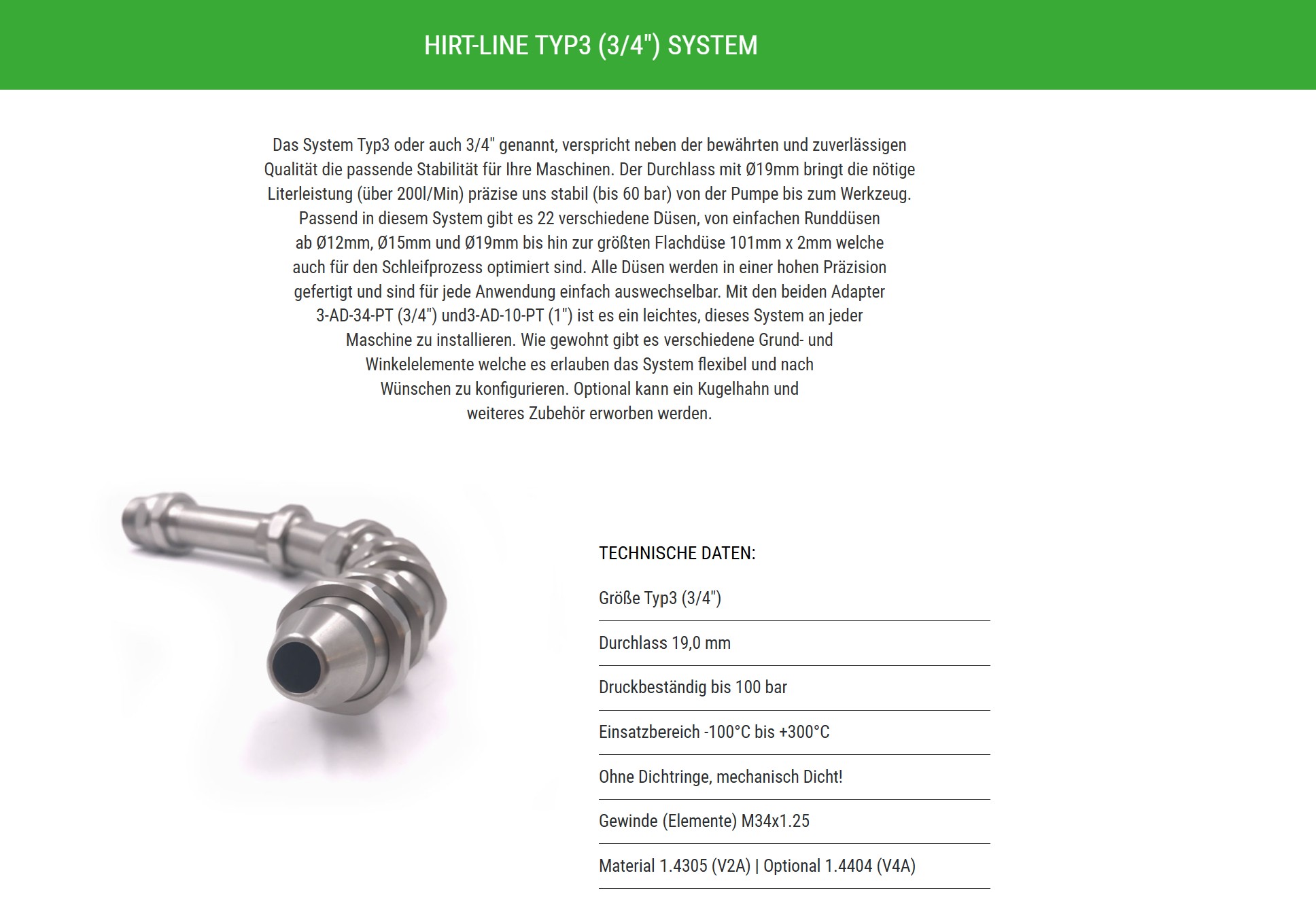 HIRT LINE Kühlmittelschlauch System